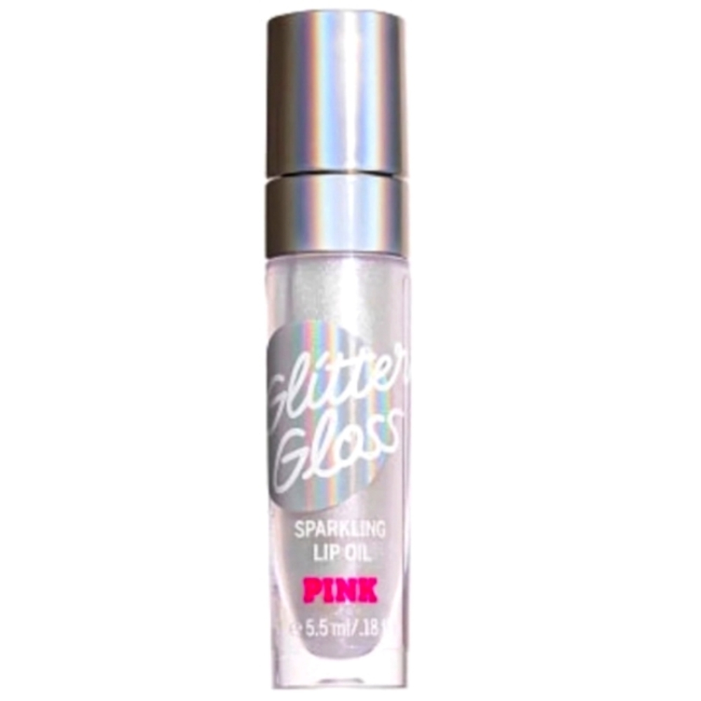 New Victoria's Secret Pink GLITTER GLOSS Sparkling Lip Oil WHIPPED VANILLA